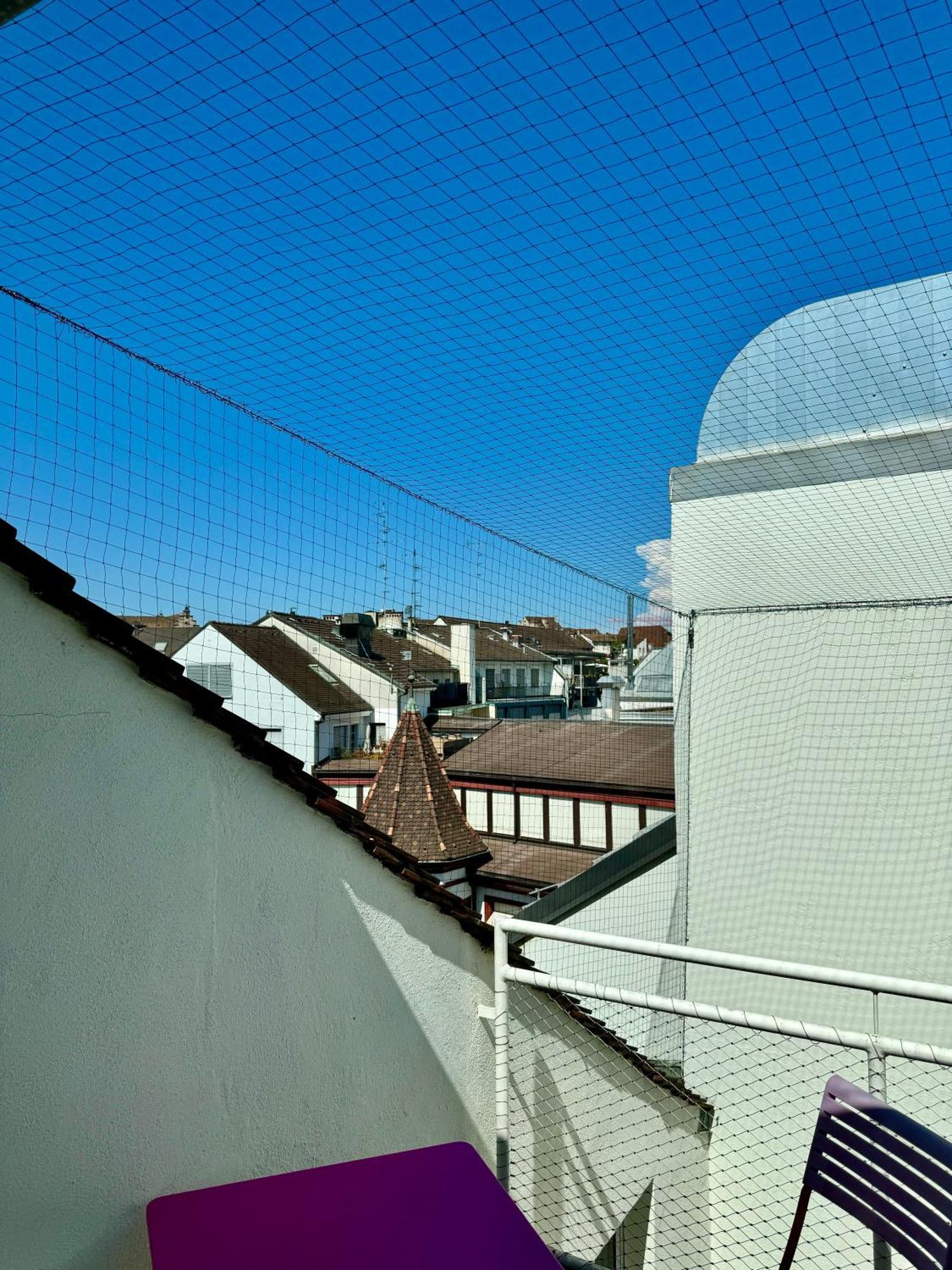 City Center Rooftop Balcony-Studio At Town Hall Basel Dış mekan fotoğraf